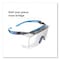 3M Safety Glasses, Scotchgard Anti-Fog Coating, Clear Lens, Blue Frame, Frameless 7100203198 - alternate 2
